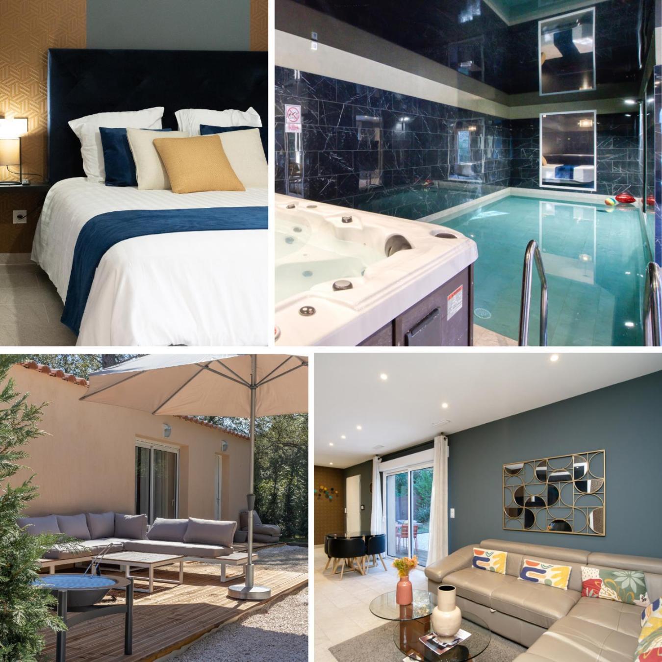 Villa 2Pers Lorgues Piscine, Spa, Hammam Zewnętrze zdjęcie